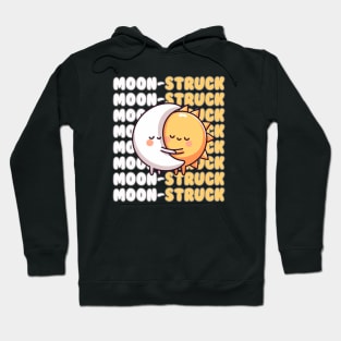 Moon-struck Total Eclipse Pun Hoodie